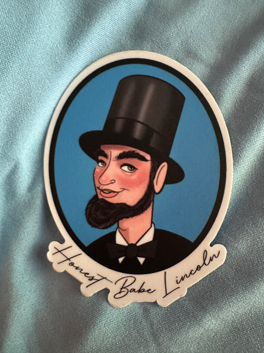 Honest Babe Lincoln Sticker Matte